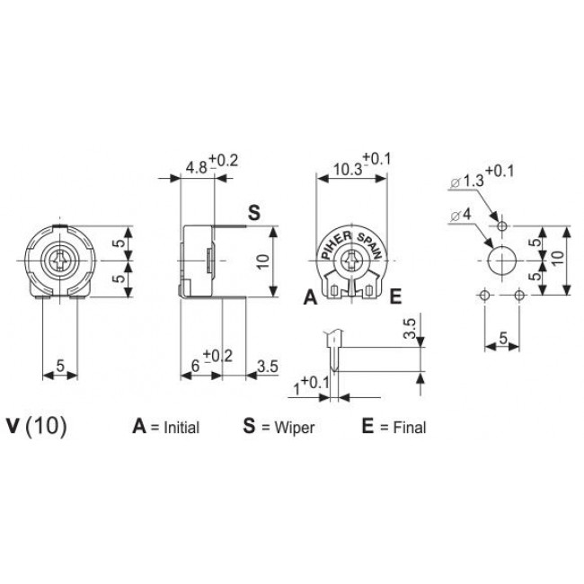 220ΚΩ ΤΡΙΜΜΕΡ ΜΙΚΡΑ ΚΛΕΙΣΤΑ ΟΡΙΖΟΝΤΙΑ