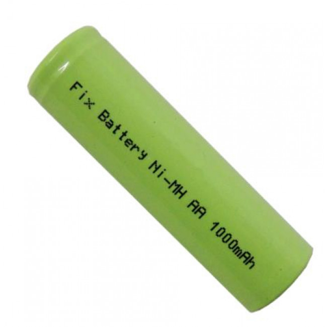 1.2V 1000mAh AA ΜΠΑΤΑΡΙΑ NiMH ΕΠΑΝΑΦΟΡΤΙΖΟΜΕΝΗ ΜΕ ΛΑΜΑΚΙΑ