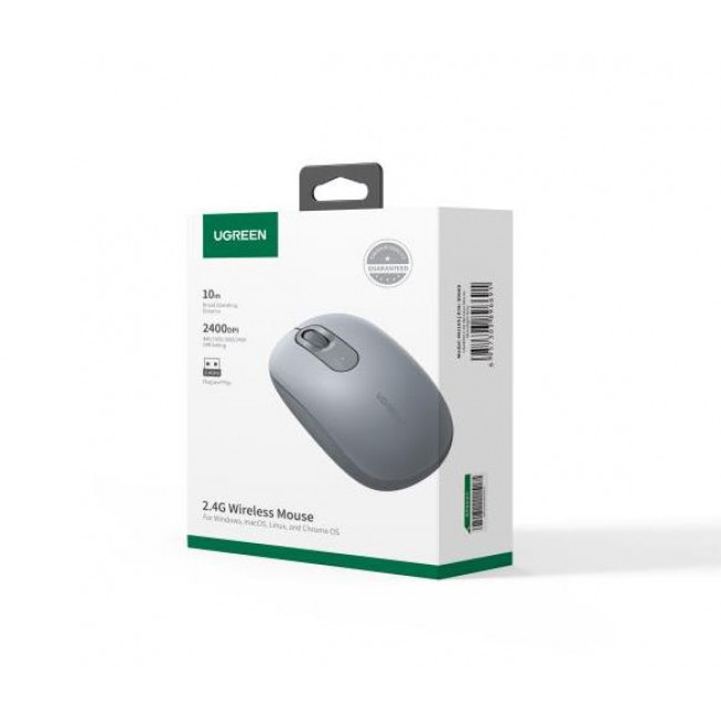 MU 105 ΑΣΥΡΜΑΤΟ ΠΟΝΤΙΚΙ ΟΠΤΙΚΟ 2400dpi UGREEN ΓΚΡΙ