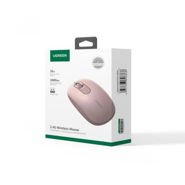 MU 105 ΑΣΥΡΜΑΤΟ ΠΟΝΤΙΚΙ ΟΠΤΙΚΟ 2400dpi UGREEN ΡΟΖ