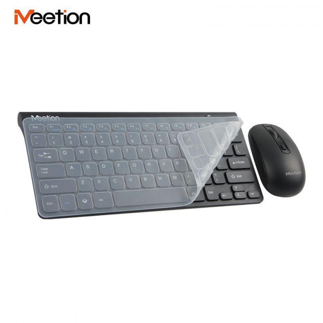 MINI 4000 ΣΕΤ ΑΣΥΡΜΑΤO MINI ΠΛΗΚΤΡΟΛΟΓΙΟ & ΠΟΝΤΙΚΙ MEETION ΜΑΥΡΟ