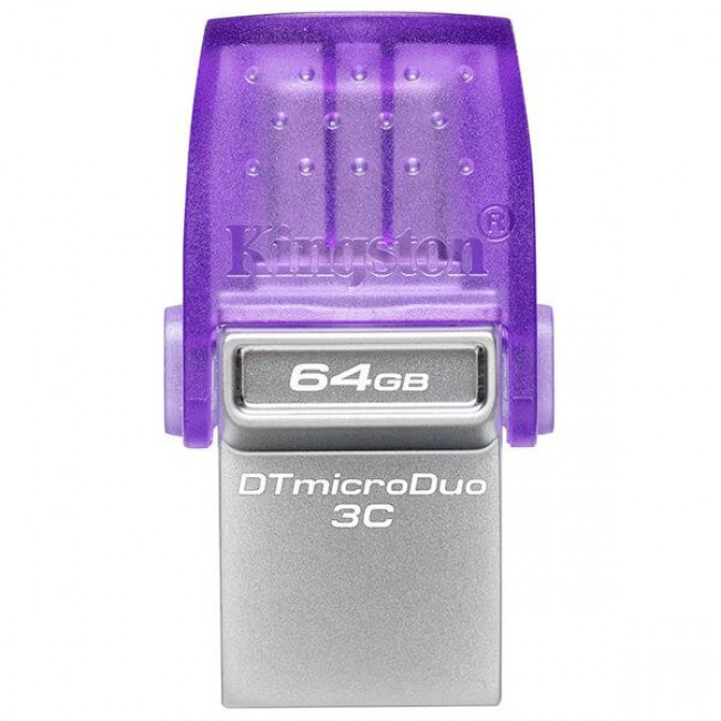 USB 3.2 USB A & USB TYPE C OTG ΜΝΗΜΗ 64GB 200MB/s DATATRAVELER KINGSTON