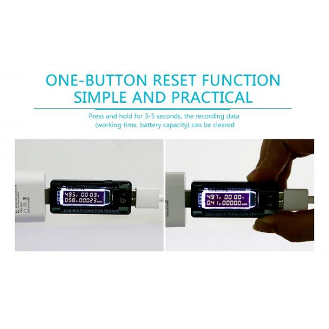 USB TESTER ΦΟΡΤΙΣΗΣ SS 302A V/A/Time/mAn SUNSHINE