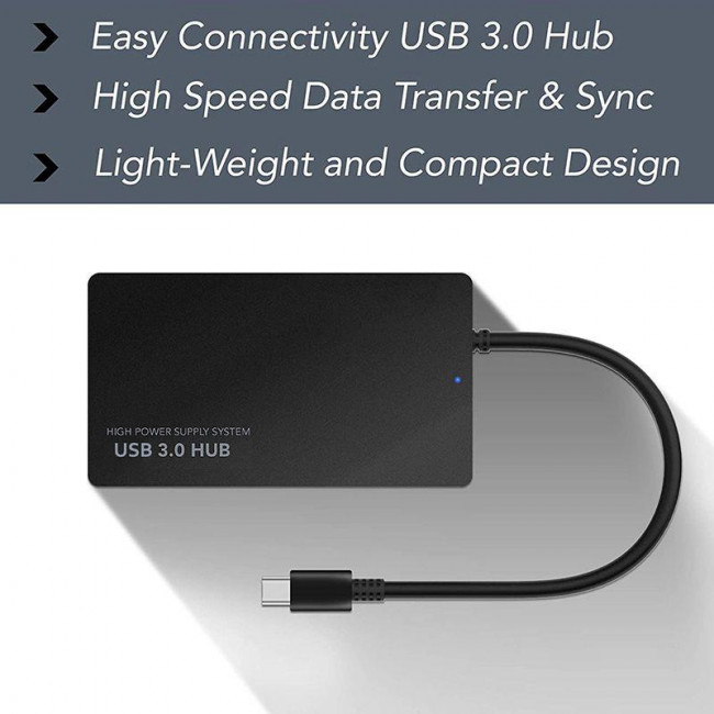 TYPE-C HUB 4xUSB 3.0 5Gbps