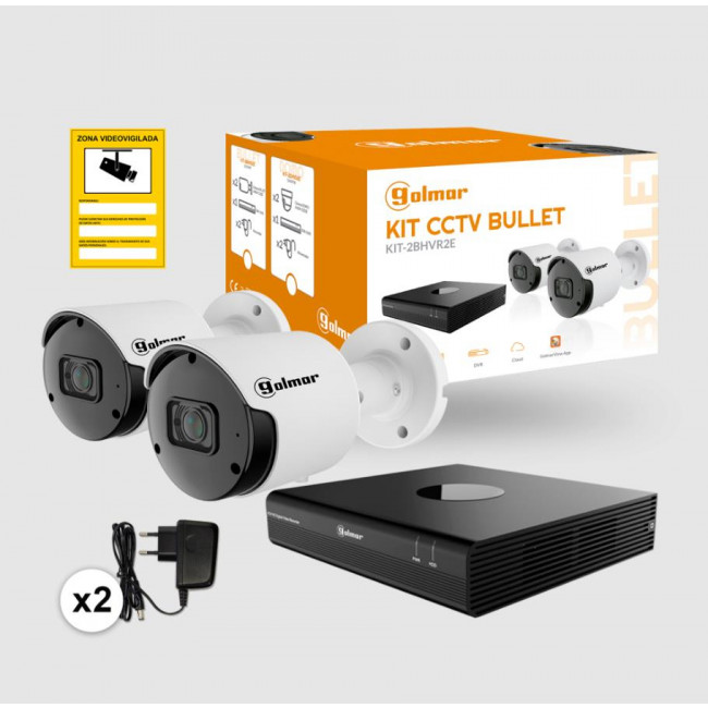 KIT 2BHVR2E ΣΕΤ ΚΑΤΑΓΡΑΦΙΚΟ ΜΕ ΣΚΛΗΡΟ ΔΙΣΚΟ ΚΑΙ ΔΥΟ ΚΑΜΕΡΕΣ