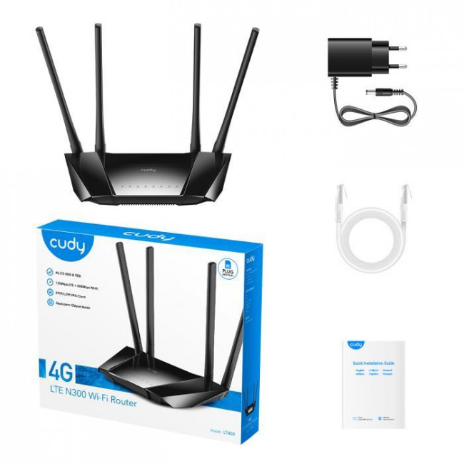 LT 400 4G ROUTER N300 CUDY