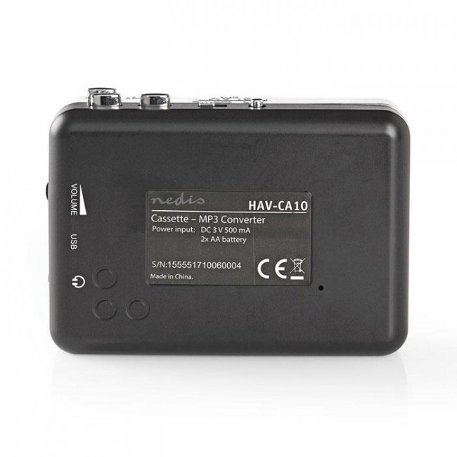 ΜΕΤΑΤΡΟΠΕΑΣ ΚΑΣΣΕΤΑΣ ΗΧΟΥ ΣΕ MP3 NEDIS