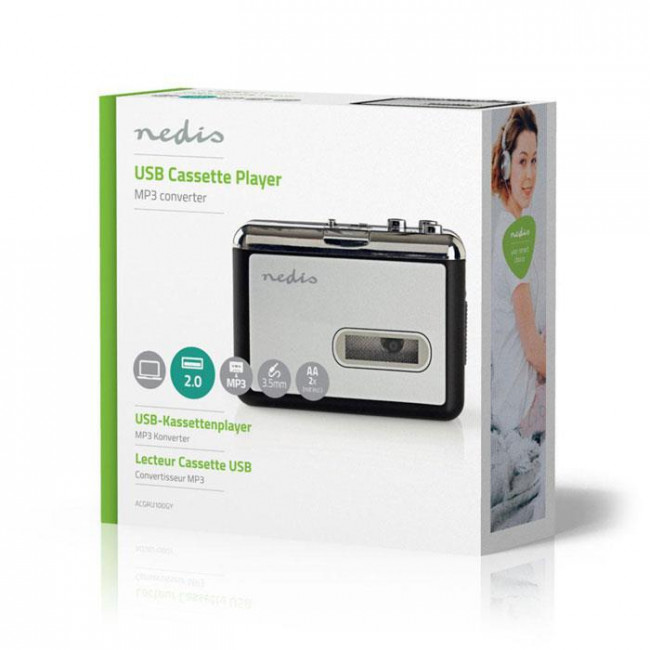 ΜΕΤΑΤΡΟΠΕΑΣ ΚΑΣΣΕΤΑΣ ΗΧΟΥ ΣΕ MP3 NEDIS