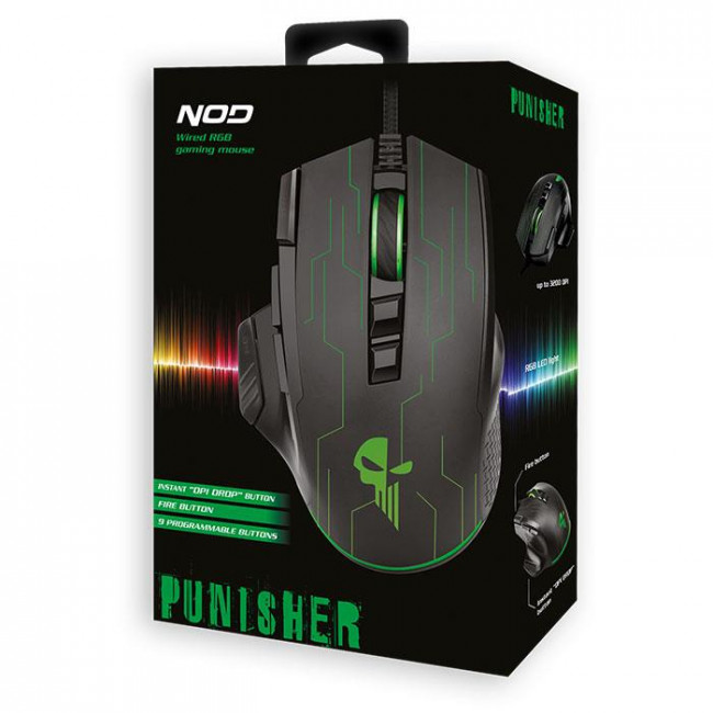 NOD PUNISHER 9D ΠΟΝΤΙΚΙ ΕΝΣΥΡΜATO GAMING RGB NOD