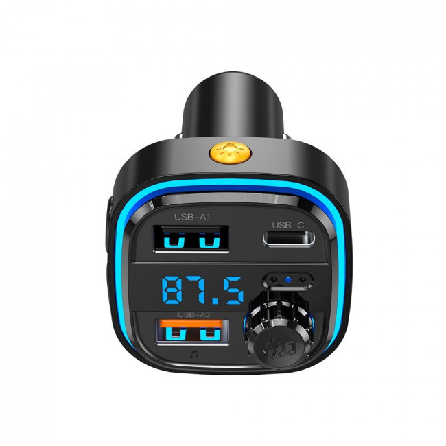 FM TRANSMITTER ΓΙΑ ΑΥΤΟΚΙΝΗΤΟ ΨΗΦΙΑΚΗ ΟΘΟΝΗ BT+ QC3.0 BCC08 XO