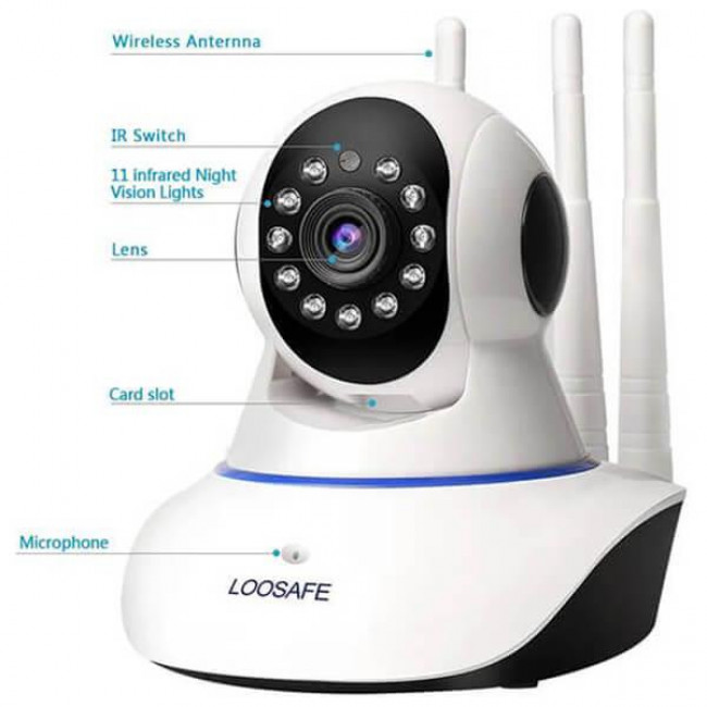 LS-Q11 IP ΚΑΜΕΡΑ PTZ ΕΣΩΤΕΡΙΚΟΥ ΧΩΡΟΥ 3MP 3.6mm LOOSAFE