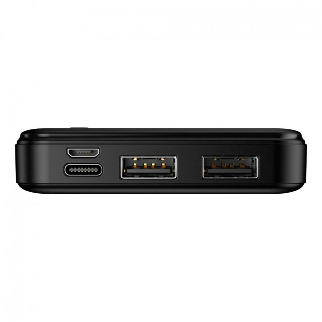 POWER BANK 10000mAh 2xUSB MAXLIFE MXPB-01 ΜΑΥΡΟ