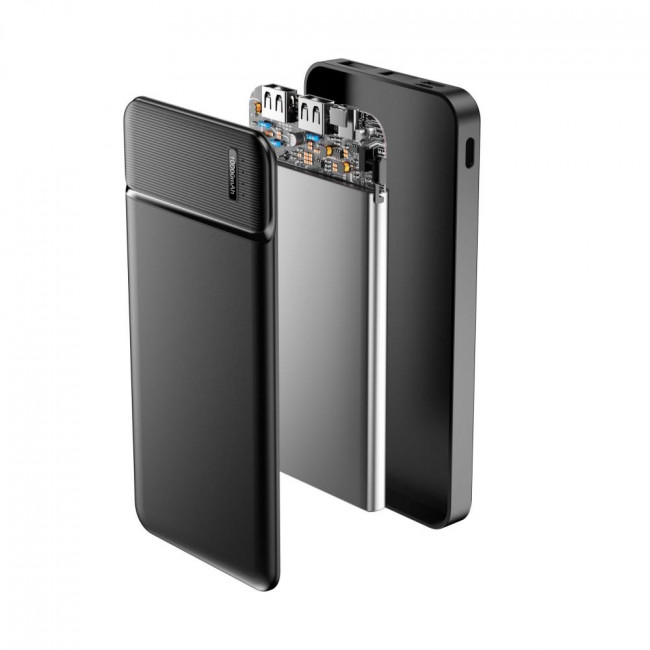 POWER BANK 10000mAh 2xUSB MAXLIFE MXPB-01 ΜΑΥΡΟ