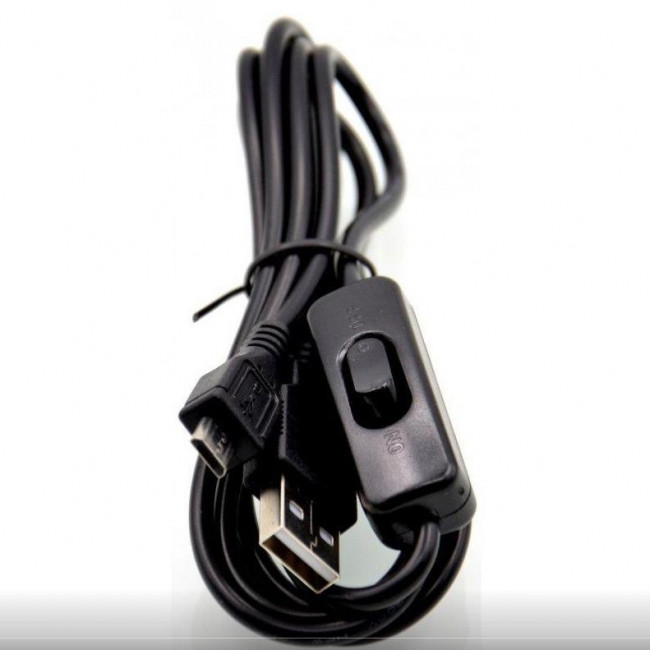 ΚΑΛΩΔΙΟ ΤΡΟΦΟΔΟΣΙΑΣ USB ΣΕ MICRO USB ΜΕ ΔΙΑΚΟΠΤΗ 1m