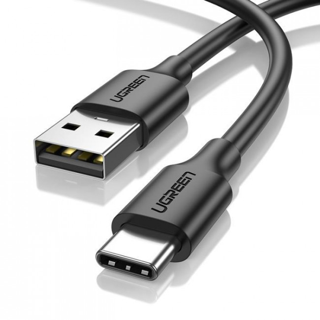 USB 2.0 A - USB TYPE C 3A ΚΑΛΩΔΙΟ ΝΙΚΕΛ 2M UGREEN US287 ΜΑΥΡΟ