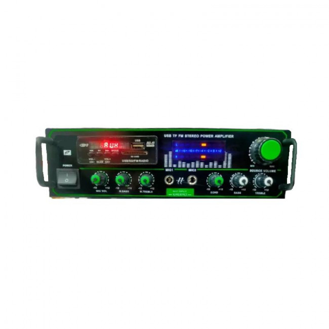 AV 802 ΡΑΔΙΟΕΝΙΣΧΥΤΗΣ ΣΤΕΡΕΟΦΩΝΙΚΟΣ & MP3 PLAYER 2x40W ΜΕ BLUETOOTH