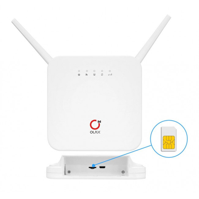 AX6 PRO ΑΣΥΡΜΑΤΟ ROUTER 4G 300Mbps 4000mAh OLAX