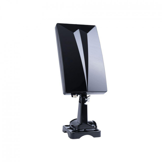 UHF ΚΕΡΑΙΑ 28dB ΕΣΩΤΕΡΙΚΟΥ ΧΩΡΟΥ ΜΕ ΕΝΙΣΧΥΤΗ DVB-T711 ΜΑΥΡΗ