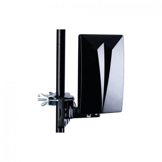 UHF ΚΕΡΑΙΑ 28dB ΕΣΩΤΕΡΙΚΟΥ ΧΩΡΟΥ ΜΕ ΕΝΙΣΧΥΤΗ DVB-T711 ΜΑΥΡΗ