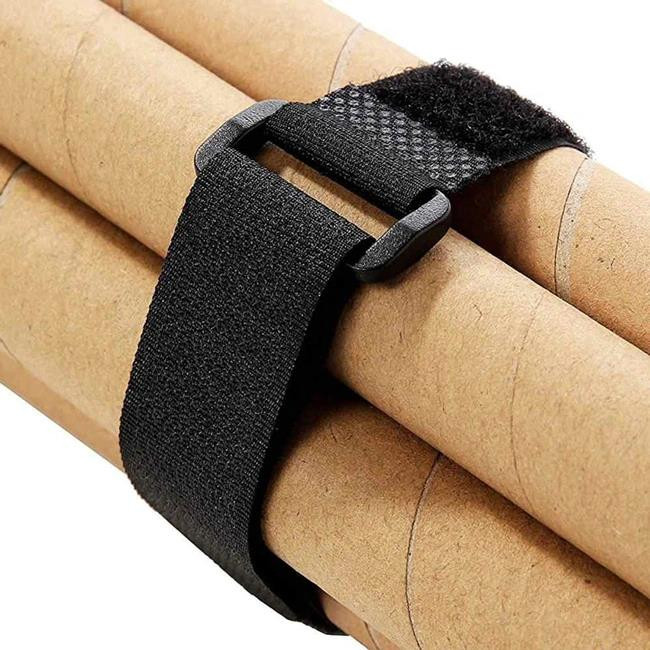 ΙΜΑΝΤΑΣ ΤΥΠΟΥ VELCRO 20x2cm ΜΑΥΡΟΣ 10τμχ