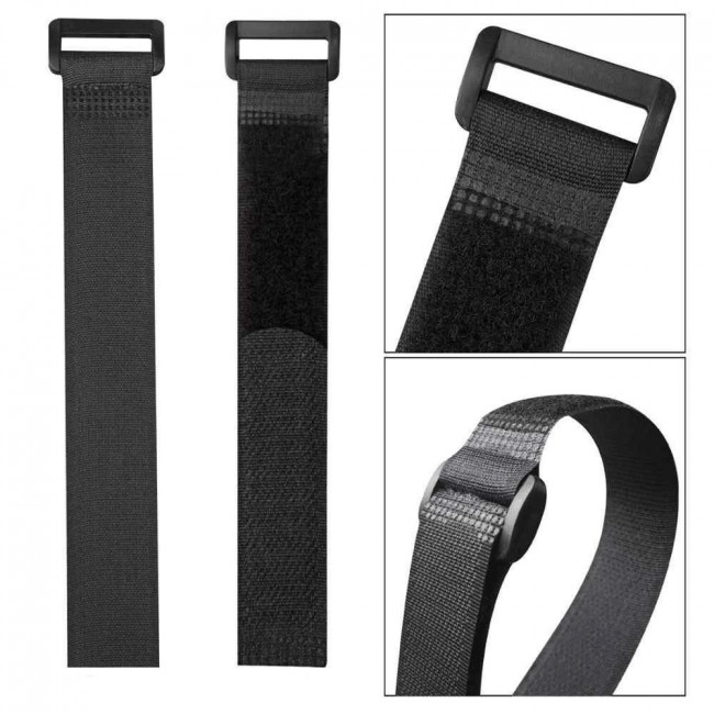 ΙΜΑΝΤΑΣ ΤΥΠΟΥ VELCRO 30x2cm ΜΑΥΡΟΣ 10τμχ