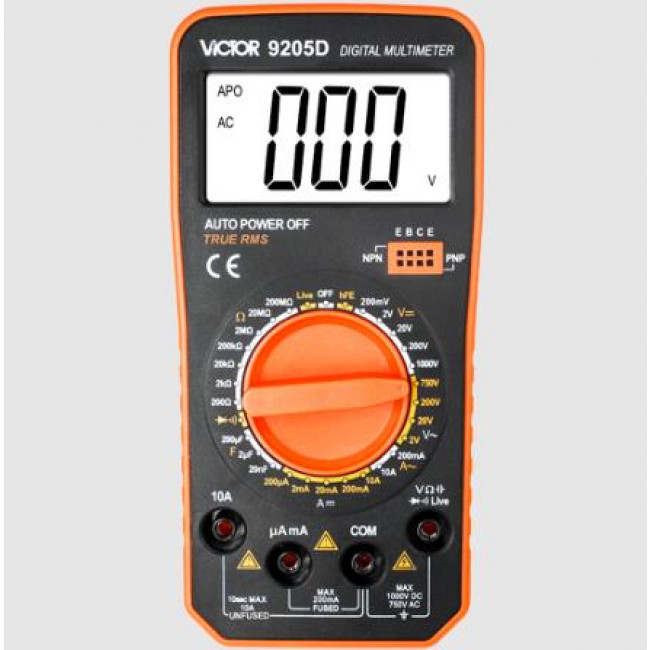 VICTOR 9205D ΨΗΦΙΑΚΟ ΠΟΛΥΜΕΤΡΟ ΑΚΡΙΒΕΙΑΣ