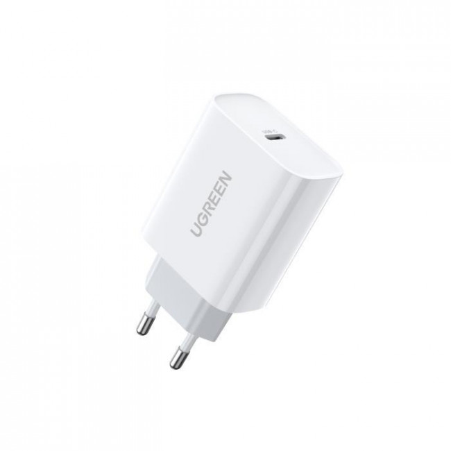 CD 127 ΤΡΟΦΟΔΟΤΙΚΟ PD 220V ΣΕ ΘΥΡΑ USB TYPE-C ΤΑΧΥΦΟΡΤΙΣΤΗΣ 30W UGREEN ΛΕΥΚΟ