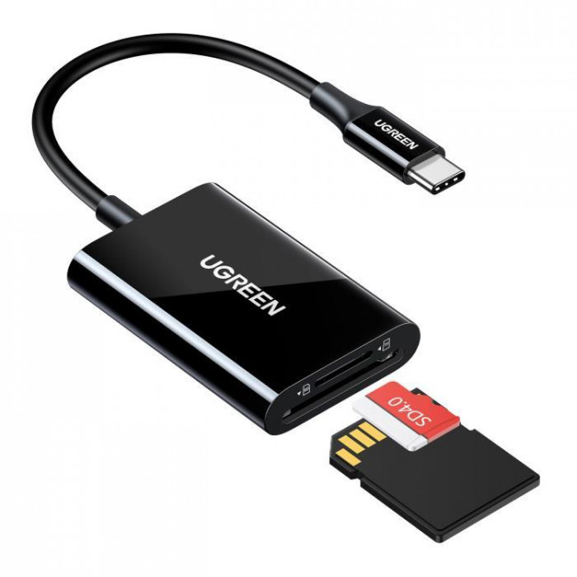 CM 265 CARD READER USB TYPE-C UGREEN ΜΑΥΡΟ