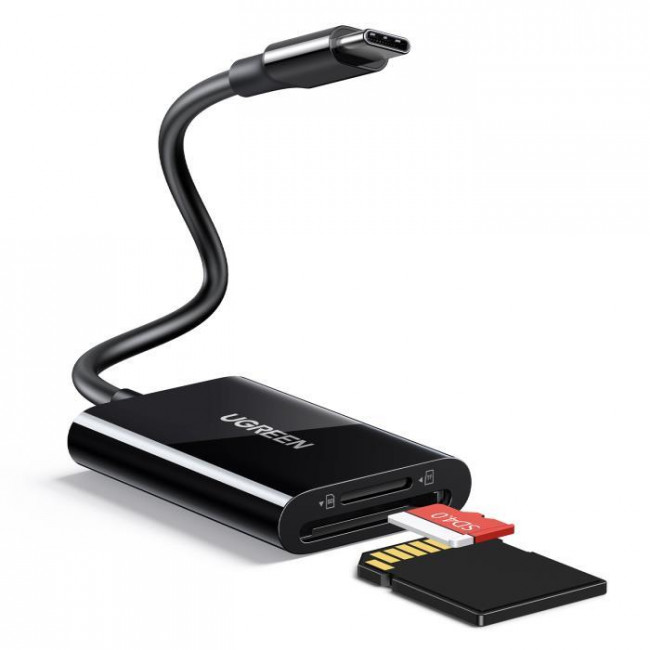 CM 265 CARD READER USB TYPE-C UGREEN ΜΑΥΡΟ