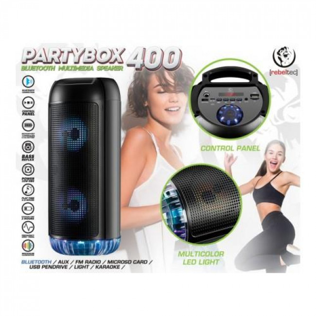 ΗΧΕΙΟ BLUETOOTH ΑΥΤΟΕΝΙΣΧΥΟΜΕΝΟ PARTY BOX 400