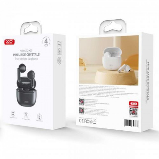 XO X33 BLUETOOTH HANDSFREE PLUG ΜΕ ΘΗΚΗ ΦΟΡΤΙΣΗΣ ΜΑΥ