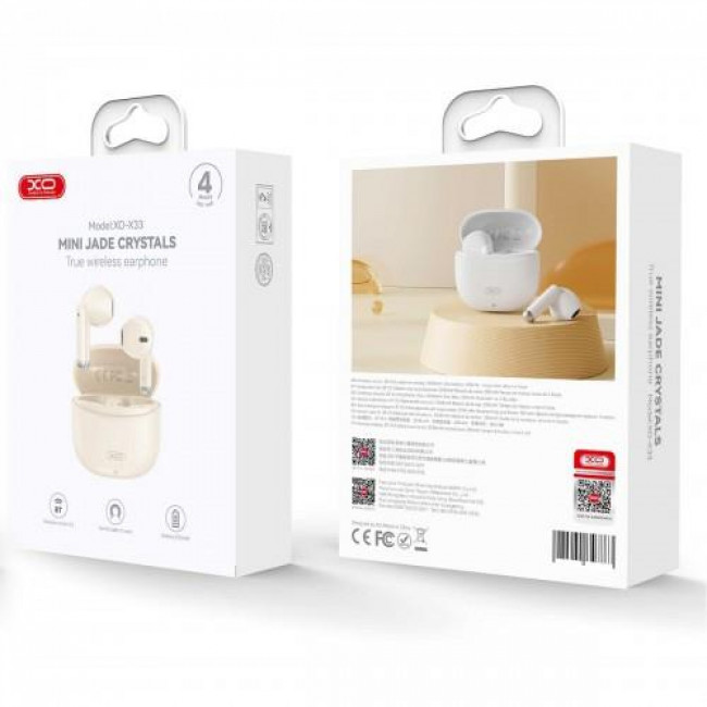 XO X33  BLUETOOTH HANDSFREE PLUG ΜΕ ΘΗΚΗ ΦΟΡΤΙΣΗΣ ΜΠΕΖ
