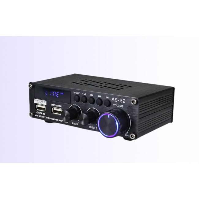 AS 22 ΜΙΝΙ ΕΝΙΣΧΥΤΗΣ ΗΧΟΥ 45W MP3/BT/FM/AUX