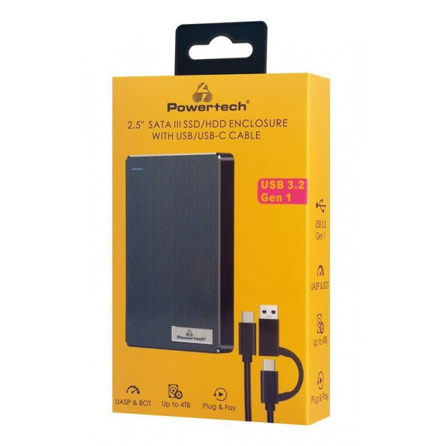 ΕΞΩΤΕΡΙΚΗ ΘΗΚΗ ΓΙΑ 2.5" SATA HDD/SSD PT-1232