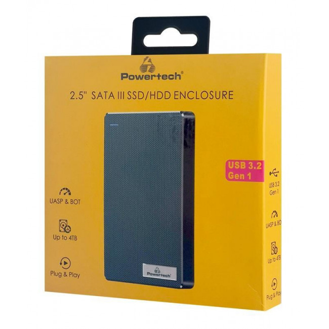 ΕΞΩΤΕΡΙΚΗ ΘΗΚΗ ΓΙΑ 2.5" SATA HDD/SSD PT-1231