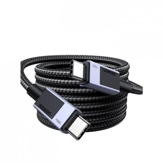 USB TYPE C - USB TYPE C 5A 100W ΚΑΛΩΔΙΟ 1m L512 UGREEN ΜΑΥΡΟ