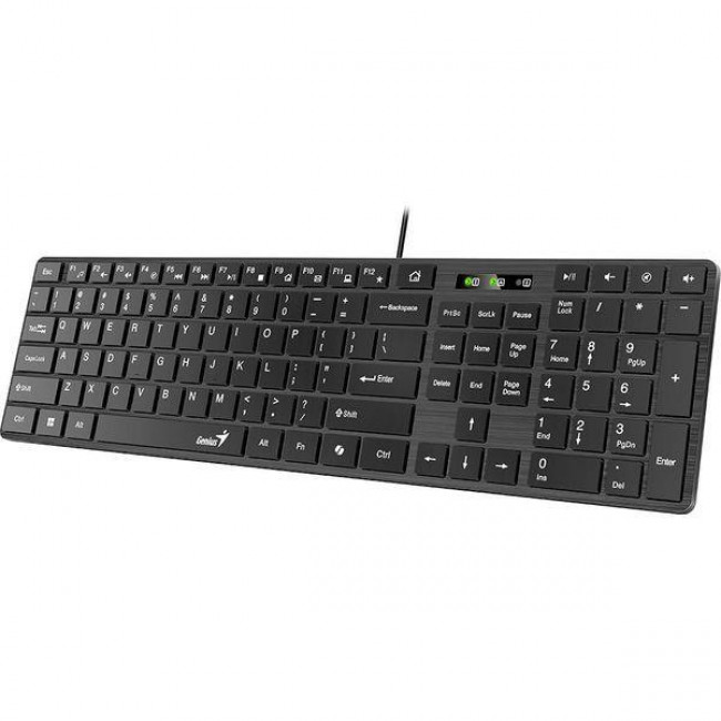 SLIMSTAR 126 ΕΝΣΥΡΜΑΤΟ ΠΛΗΚΤΡΟΛΟΓΙΟ USB GENIUS