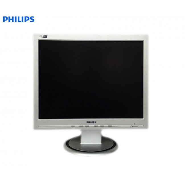 ΟΘΟΝΗ 15" TFT PHILIPS 150S6 ΜΑΥΡΗ-ΑΣΗΜΙ (REFURBISHED - GRADE A-)