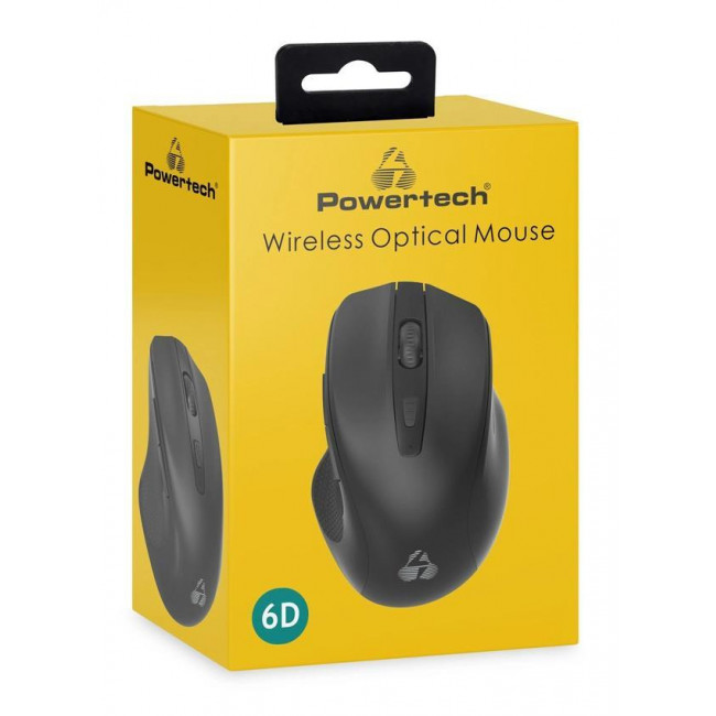 PT 1152 ΠΟΝΤΙΚΙ ΑΣΥΡΜΑΤΟ USB & USBC 1600DPI ΜΑΥΡΟ