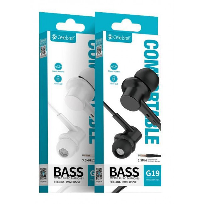 G19  HANDSFREE 1.2m ΛΕΥΚΟ CELEBRAT