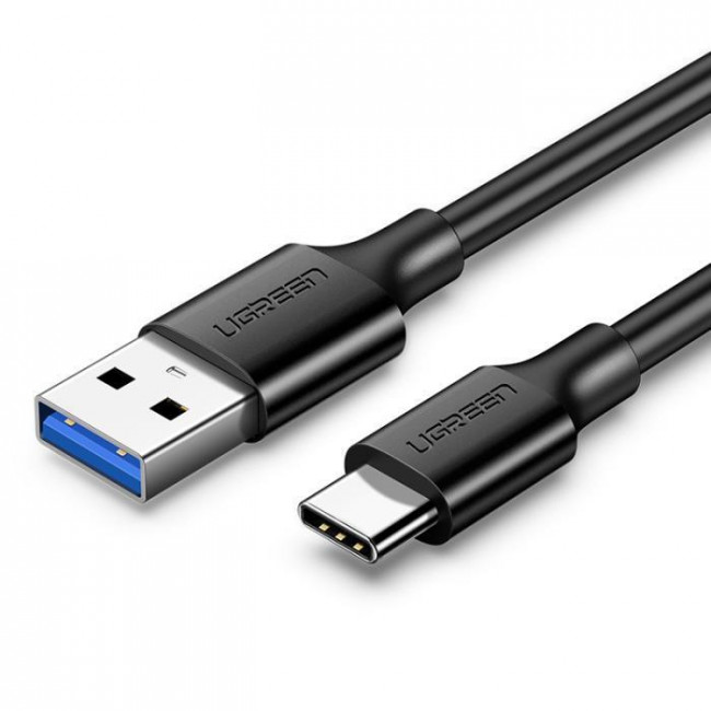 USB 3.0 A - USB TYPE-C 3A ΚΑΛΩΔΙΟ 1m UGREEN US184 ΜΑΥΡΟ