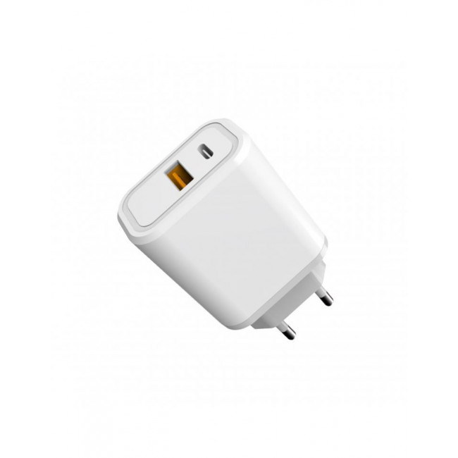 ΤΡΟΦΟΔΟΤΙΚΟ QC3.0 220V ΣΕ USB ΚΑΙ TYPE-C 30W ΤΑΧΥΦΟΡΤΙΣΤΗΣ PLATINET
