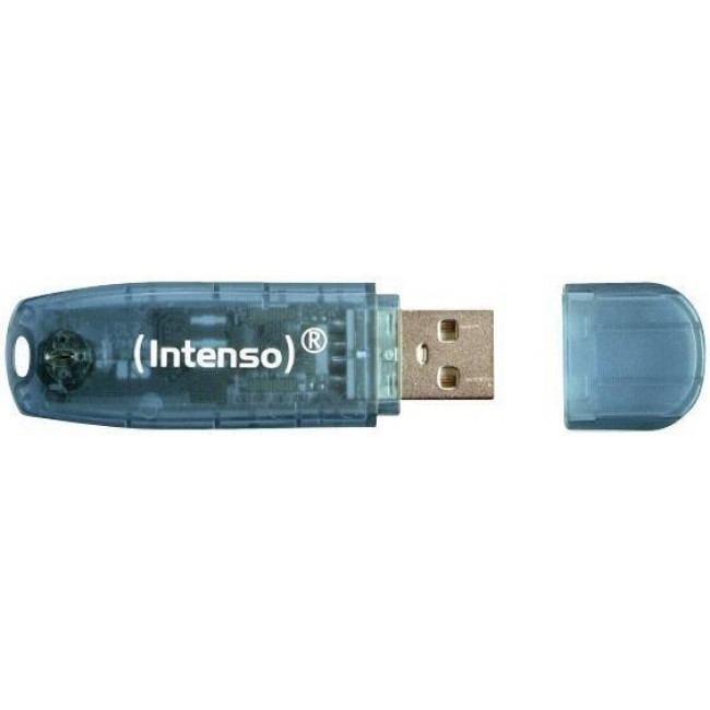USB 2.0 ΜΝΗΜΗ 4GB ΜΠΛΕ INTENSO