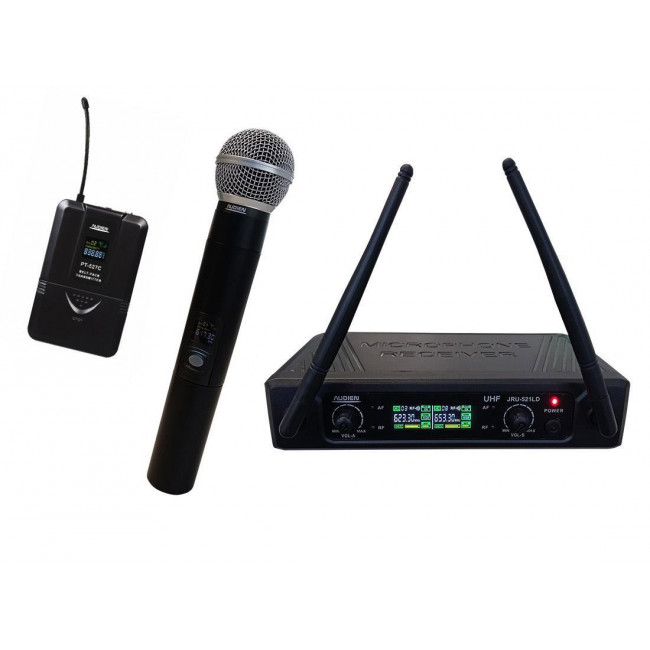 JRU-521LD-C ΑΣΥΡΜΑΤΟ ΜΙΚΡΟΦΩΝΟ ΧΕΙΡΟΣ ΠΕΤΟΥ ΔΙΠΛΟ