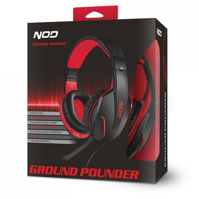 NOD GROUND POUNDER ΑΚΟΥΣΤΙΚΑ GAMING ΜΕ ΜΙΚΡΟΦΩΝΟ NOD
