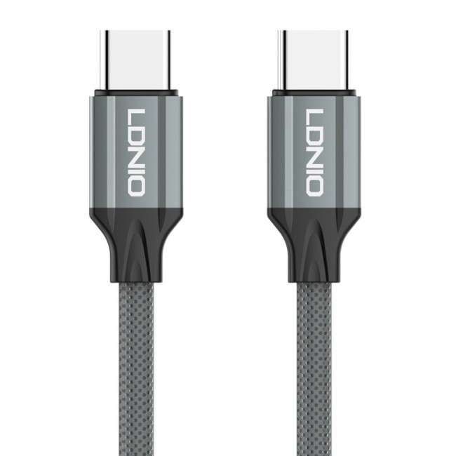 USB TYPE-C - USB TYPE-C PD ΚΑΛΩΔΙΟ 2m 65W ΓΚΡΙ