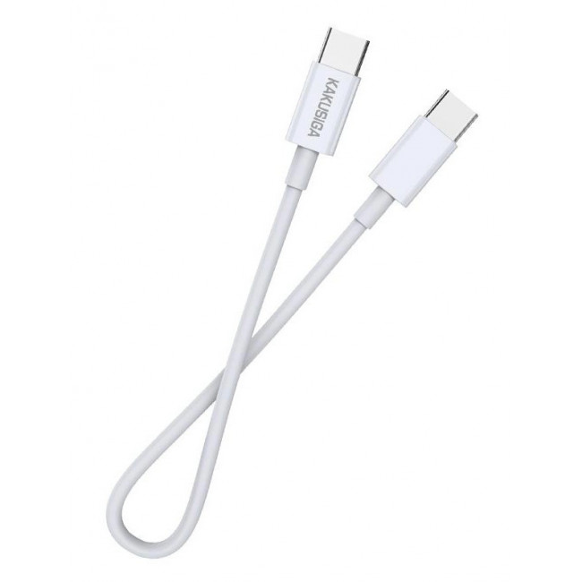 USB TYPE-C - USB TYPE-C ΚΑΛΩΔΙΟ 25cm 100W ΛΕΥΚΟ