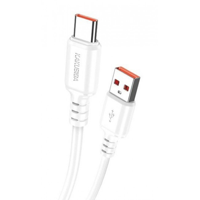 USB A - USB TYPE-C ΚΑΛΩΔΙΟ 1m 3A ΛΕΥΚΟ KAKUSIGA KSC-982