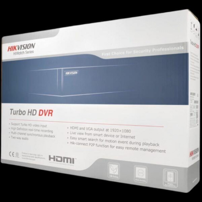 HIKVISION/HiWatch DVR HWD-7104MH-G4 4CH 5MP