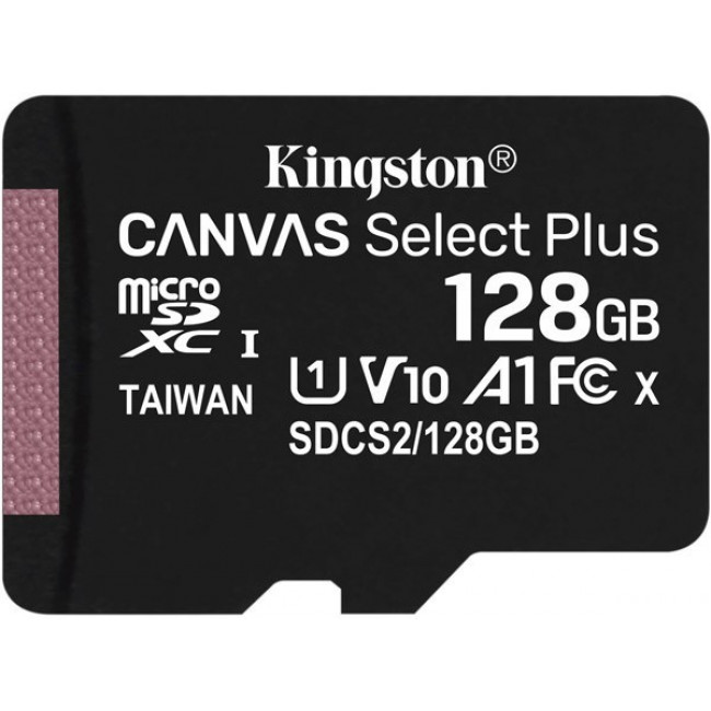 ΚΑΡΤΑ ΜΝΗΜΗΣ MICRO SD 128GB SDXC 100R A1 C10 KINGSTON CANVAS SELECT PLUS